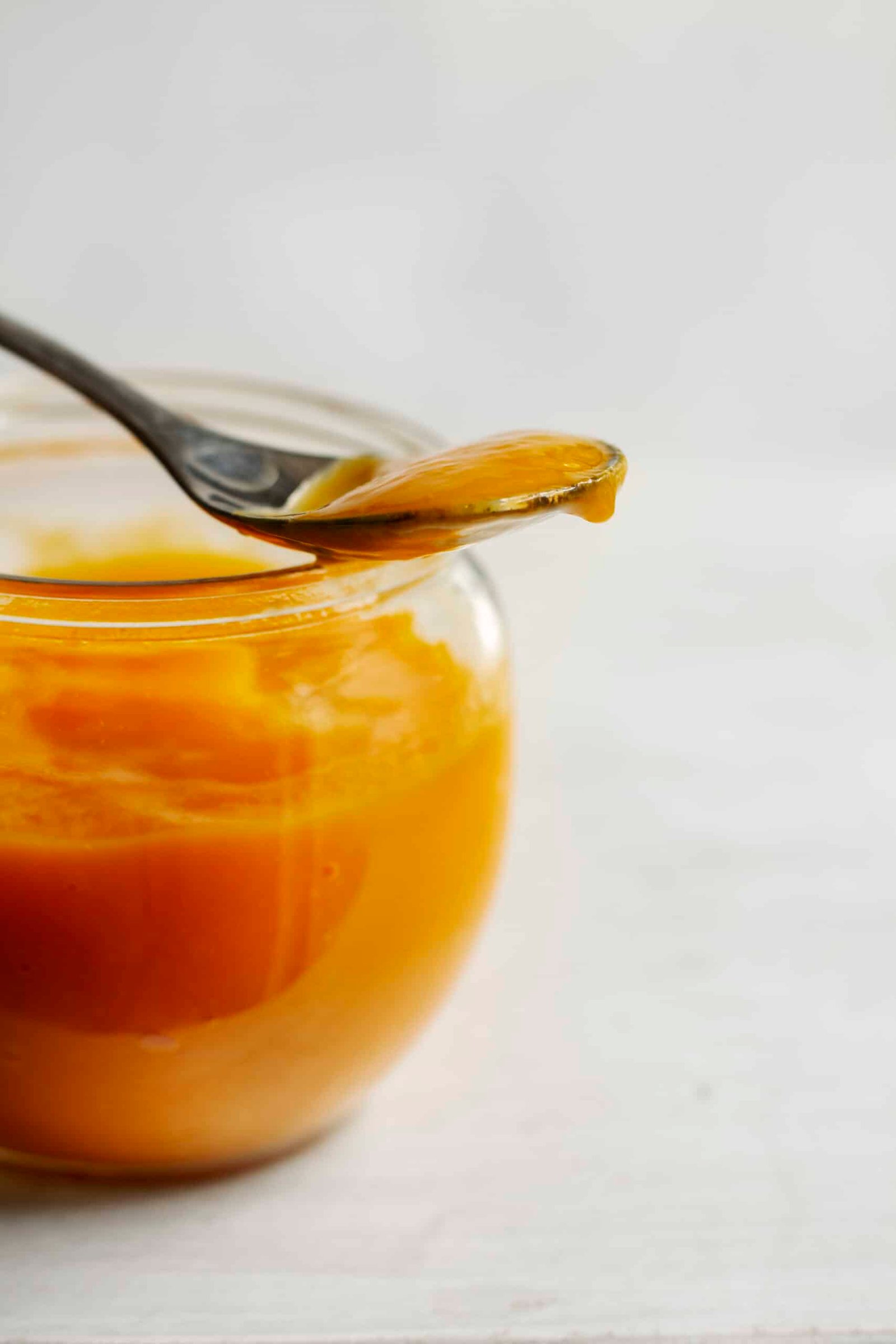 A jar of Ghee prepared of Indian Cuisine.