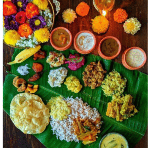 Banana leaf Onam Sadya at Gokul Oottupura